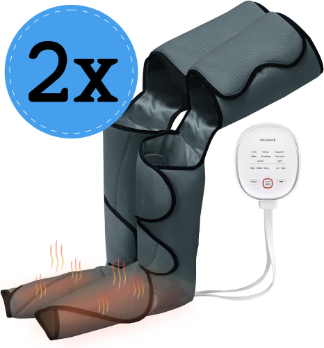 2x LegEase™ - Air Compression Leg & Foot Massager