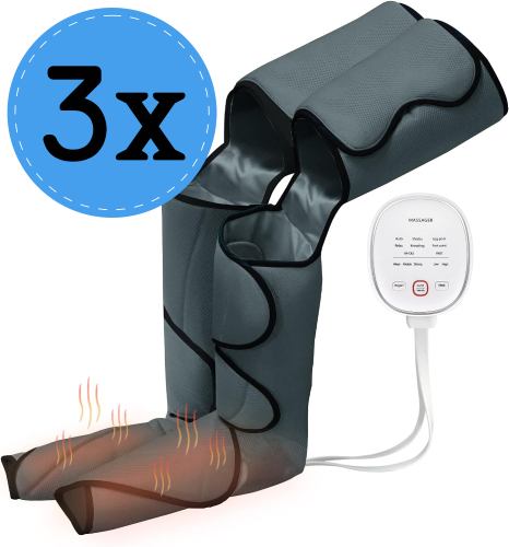 3x LegEase™ - Air Compression Leg & Foot Massager