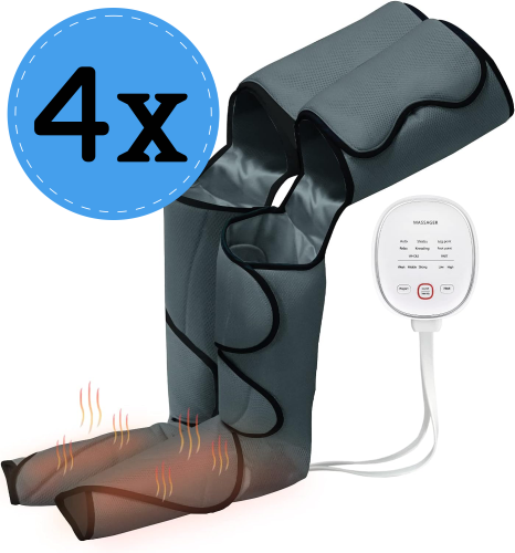 4x LegEase™ - Air Compression Leg & Foot Massager